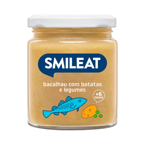 SMILEAT Boião Bacalhau c/ batatas e legumes 230g